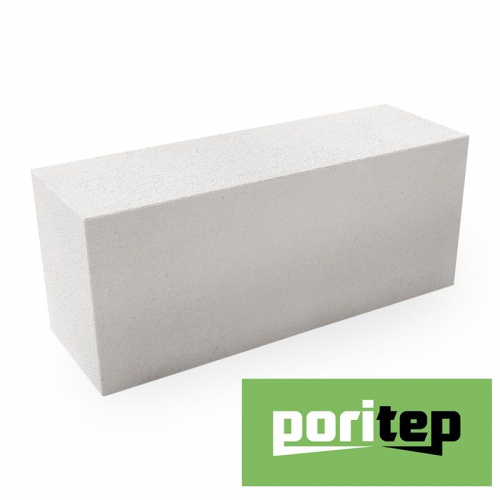 Пеноблоки стеновые Poritep 625х250х500, D500