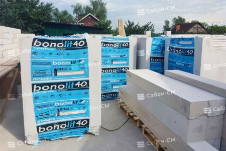 Пеноблоки стеновые Бонолит Проджект Электросталь 600х250х200, D600