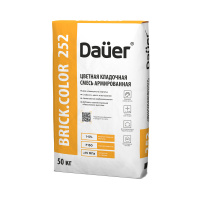 Цветная кладочная смесь армированная Dauer BRICK.COLOR 252 кремово-бежевая 50 кг